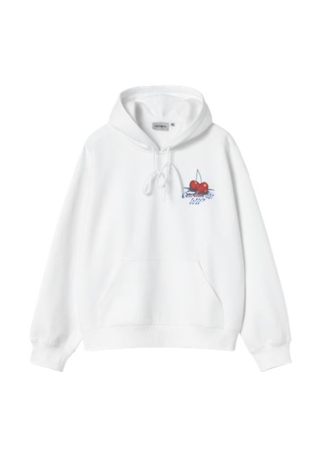 hooded jake gracia sweatshirt man white CARHARTT WIP | I03519102.XX